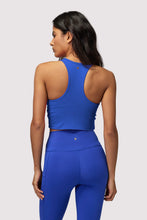 Load image into Gallery viewer, Dream Tech Eco Jersey Cropped Tank Cobalt

