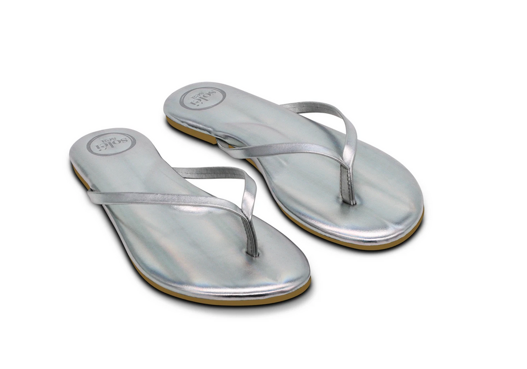 Indie Metallic Silver Sandal
