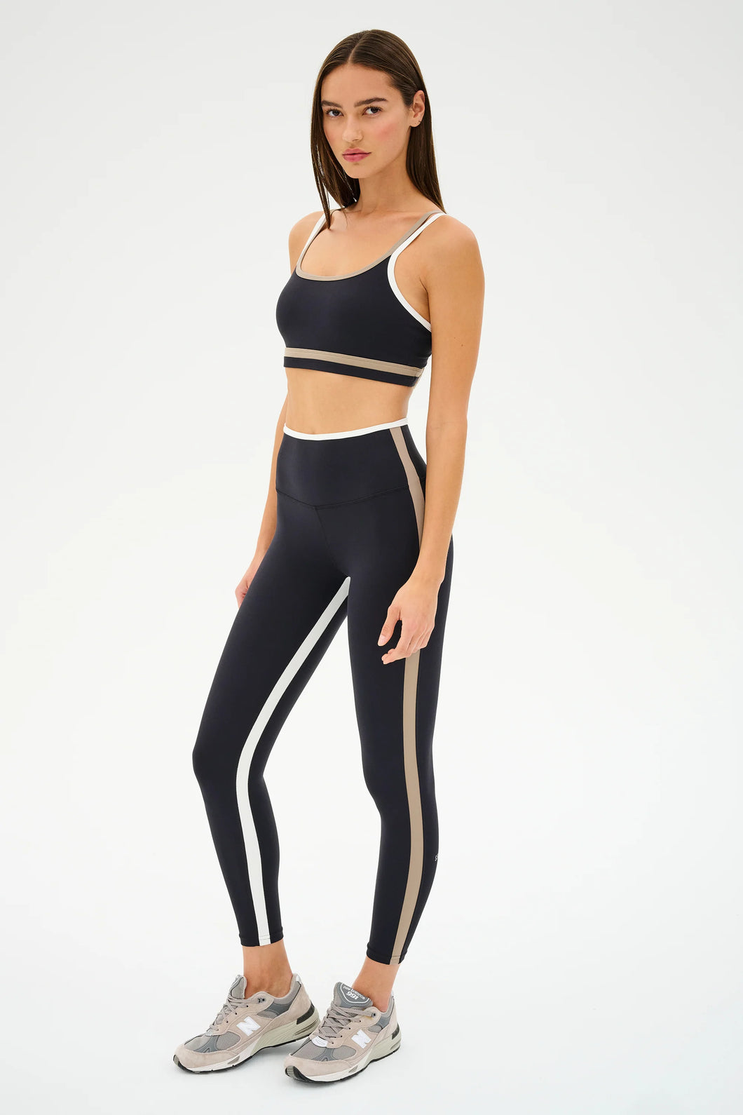 Sam High Waist Rigor 7/8 Legging Black/Latte