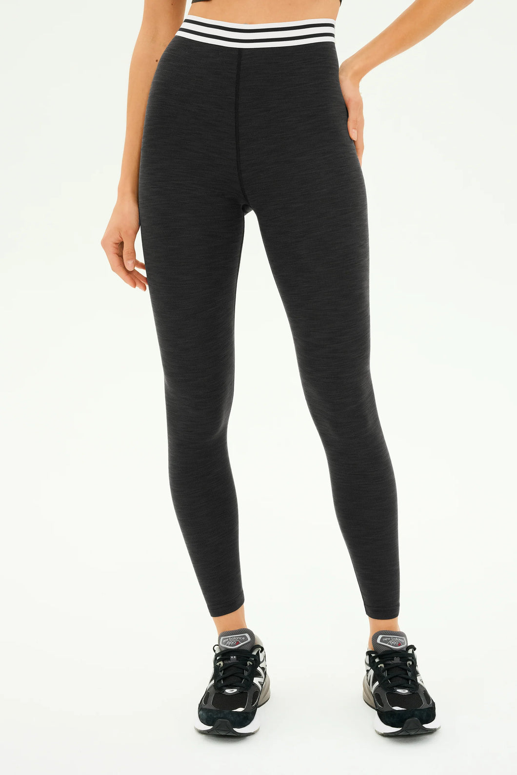 Bailey Active Rib 7/8 Legging Graphite