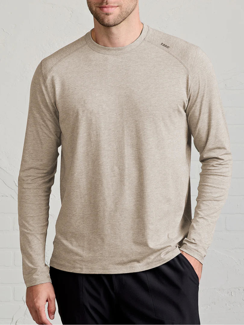 Carrollton Long Sleeve Tee Gray Oak Heather