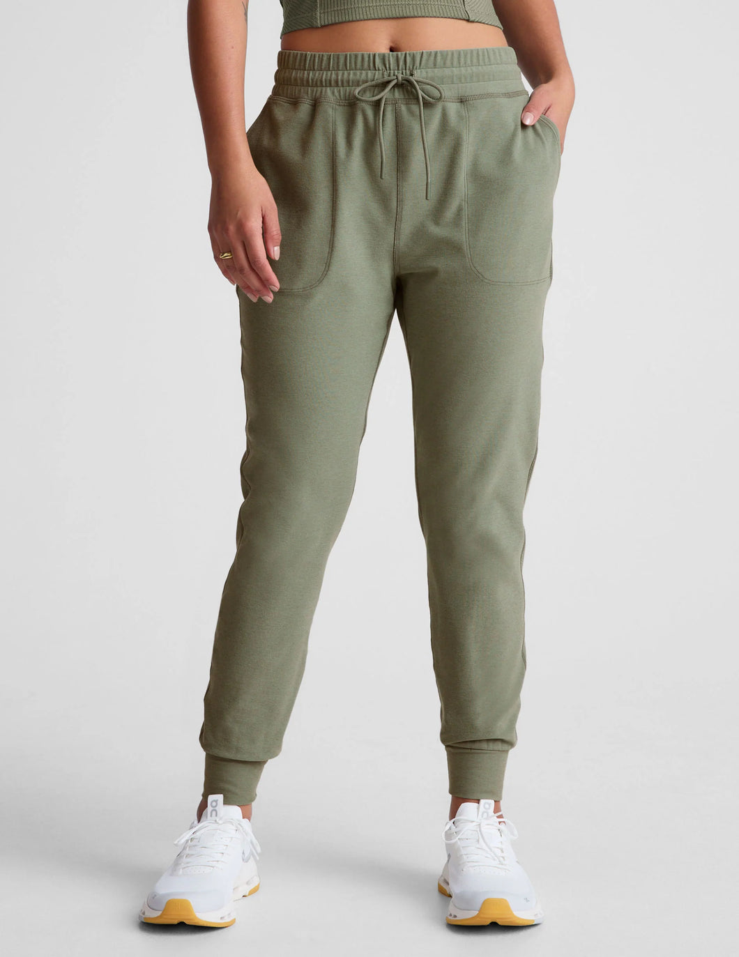 Spacedye Commuter Midi Jogger Grey Sage