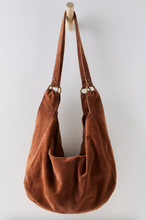 Load image into Gallery viewer, Roma Suede Tote Rust
