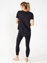 Load image into Gallery viewer, Longline Tee Black
